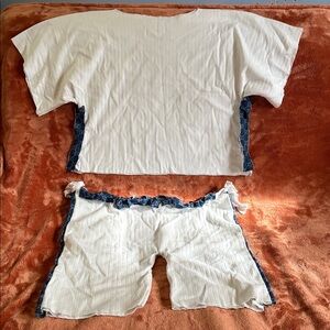 Upcycled Short Set